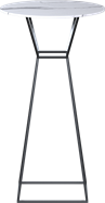Black Hourglass Bar Table